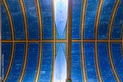 vault of the church of Morlaix, in Brittany