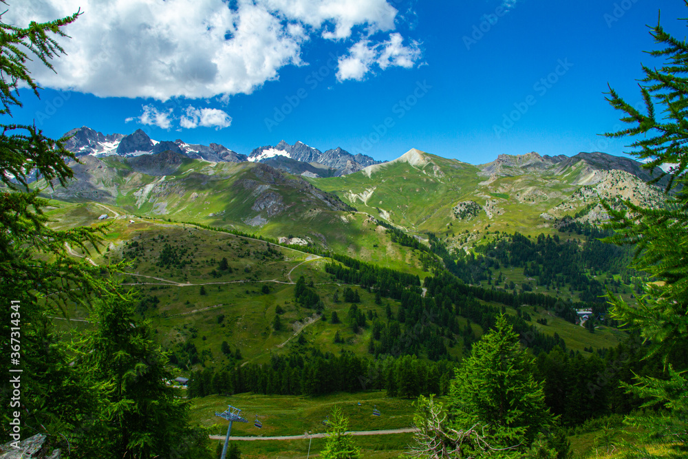 Photos de montagnes dans les Alpes