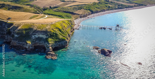 The Nature Reserve of Punta Aderci in the area of Vasto, Chieti province, Abruzzo region of Italy.