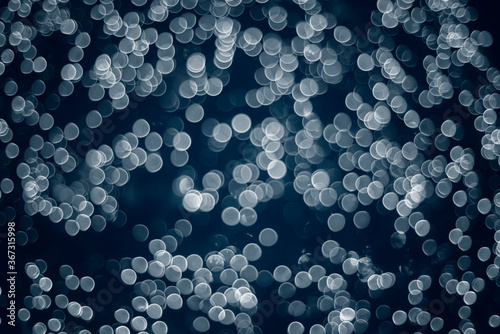 colourful bokeh on dark background