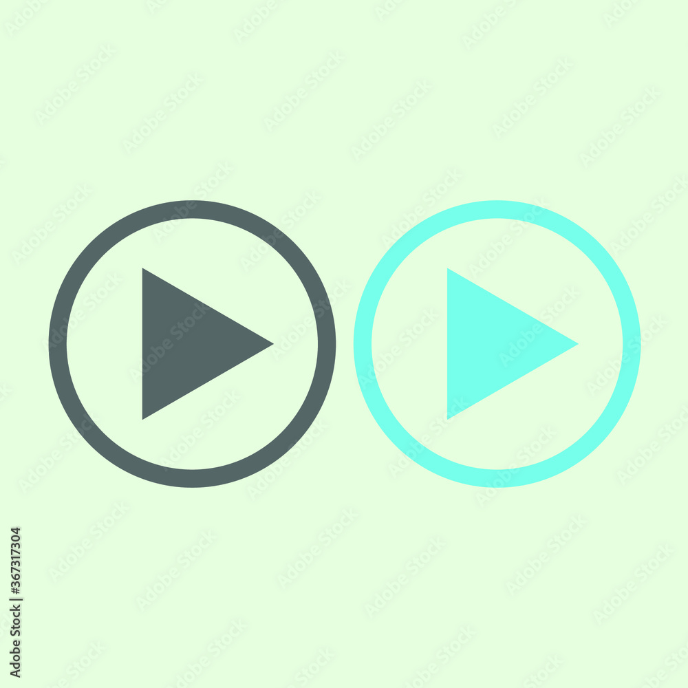 Video play button