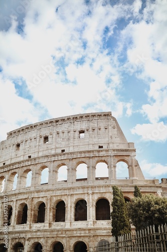 the colosseum in rome, italy