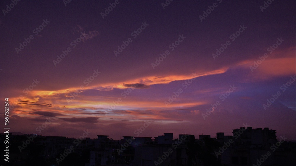 Dramatic Sky in monsoon