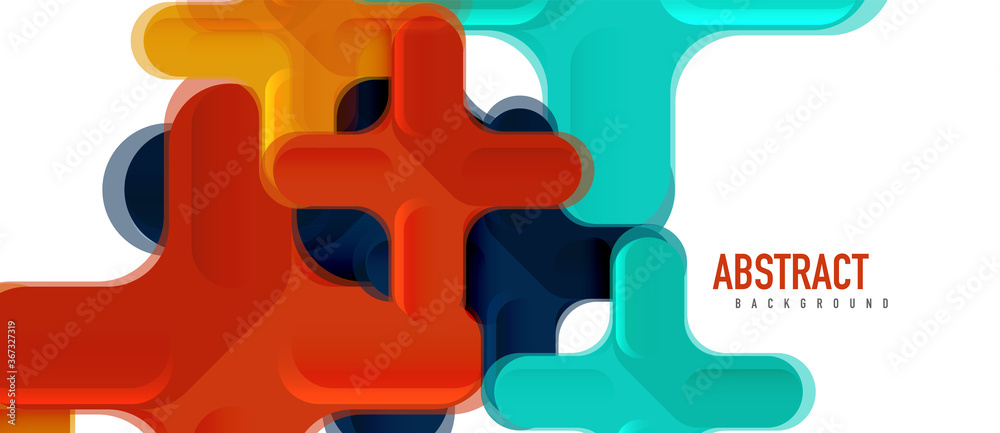 Glossy multicolored plastic style cross composition, x shape design, techno geometric modern abstract background. Trendy abstract layout template Glossy multicolored plastic style cross composition, x shape design, techno geometric modern abstract background. Trendy abstract layout template