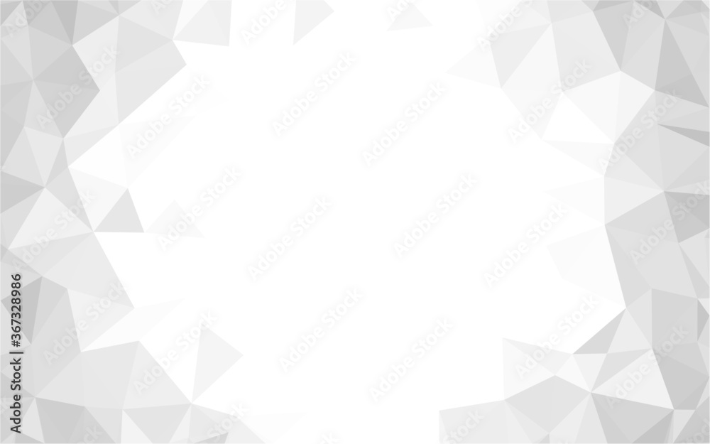 Obraz premium Gray polygonal mosaic background, Vector illustration, Used for presentation, information, technology, website, poster, business, work.