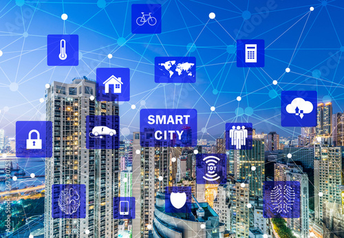 Concept of smart city and internet of things