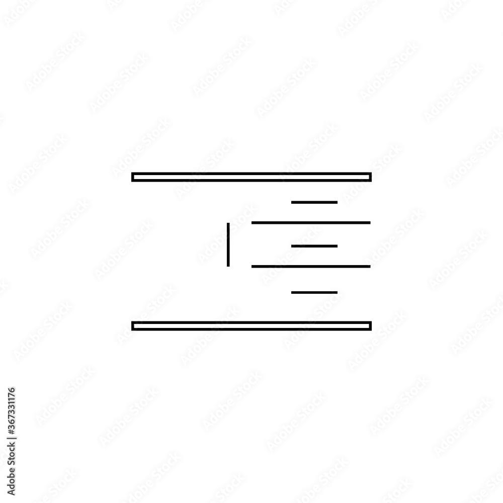 Wardrobe thin lines icon. Interior Wardrobe thin lines icon. Interior
