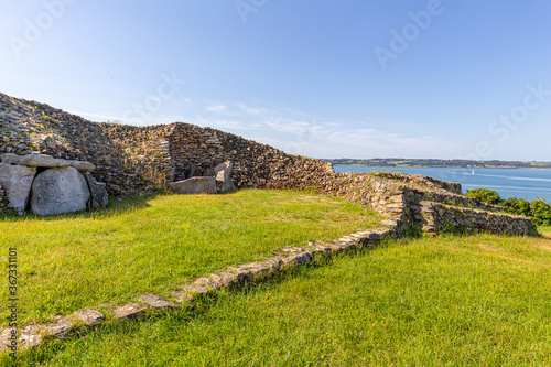 Foto the great cairn of Barnenez, in Brittany