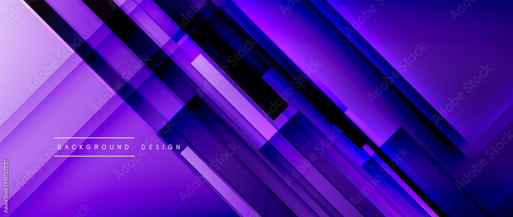 Dynamic lines on fluid color gradient. Trendy geometric abstract background for your text, logo or graphics Dynamic lines on fluid color gradient. Trendy geometric abstract background for your text, logo or graphics