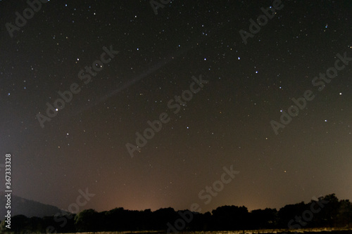 Meteor shower. Perseids. Delta Aquarids and Alpha Capricornids Meteor Shower. August 2023. Draconids. photo