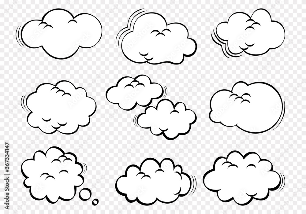 Set of clouds icon,Vector illustration Set of clouds icon,Vector illustration