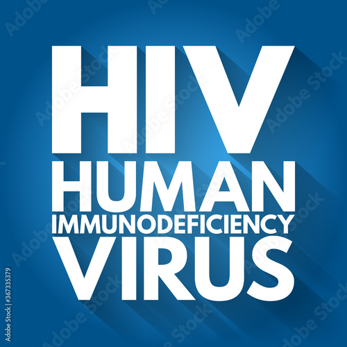 HIV - Human Immunodeficiency Virus, acronym health concept background