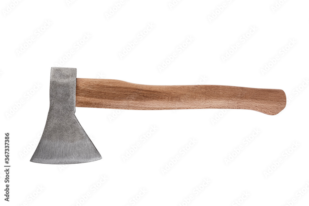 Old axe isolated on white background with cliiping path Old axe isolated on white background with cliiping path