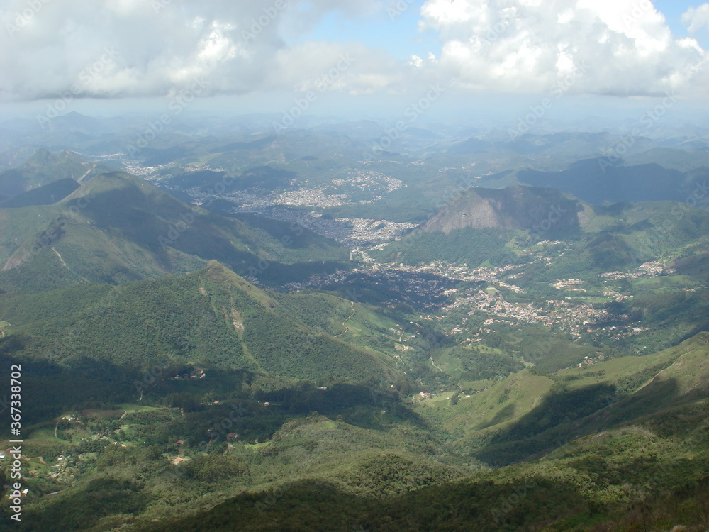 view from the top of the mountain