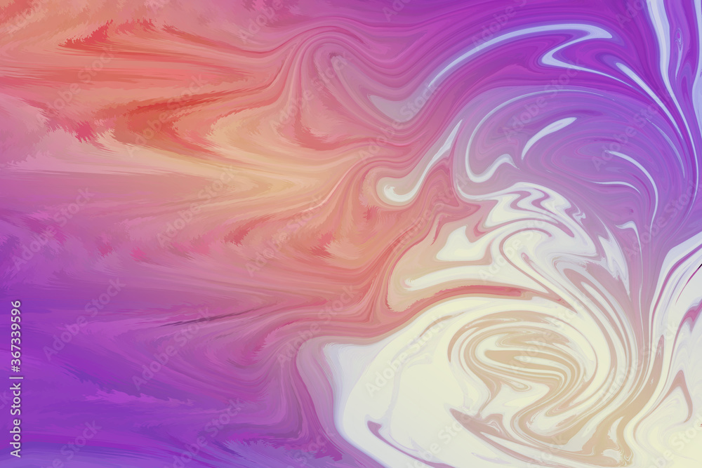 Fototapeta premium multicolored mosaic marbled wavy abstract background used for designing and creative works