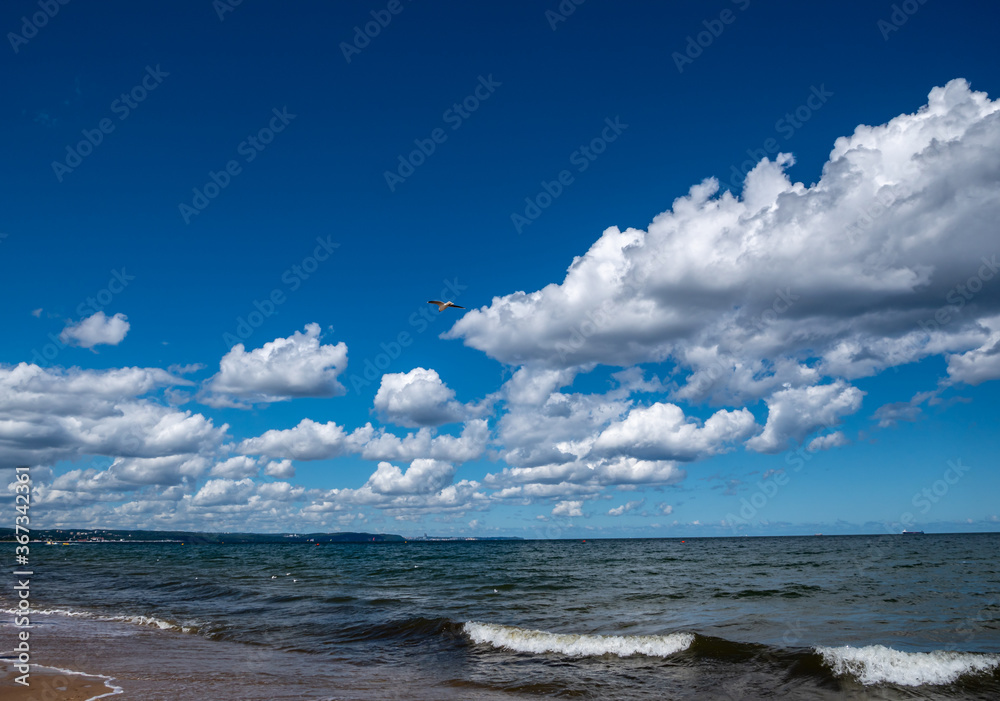 sea and sky baltic sea poland gdansk