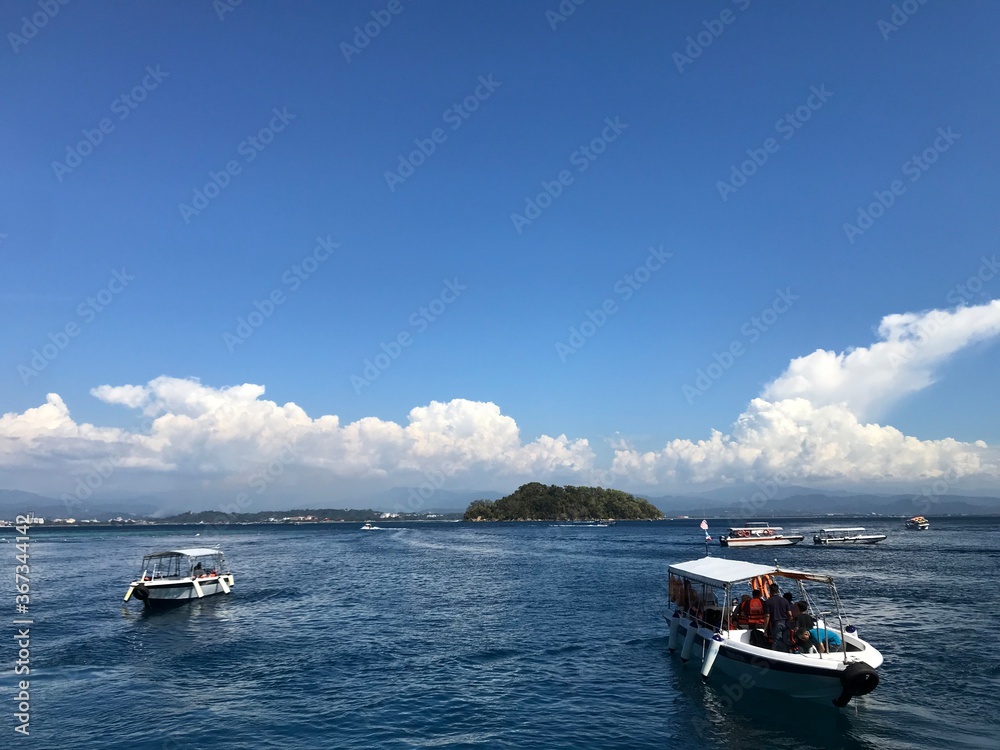 boat on the sea