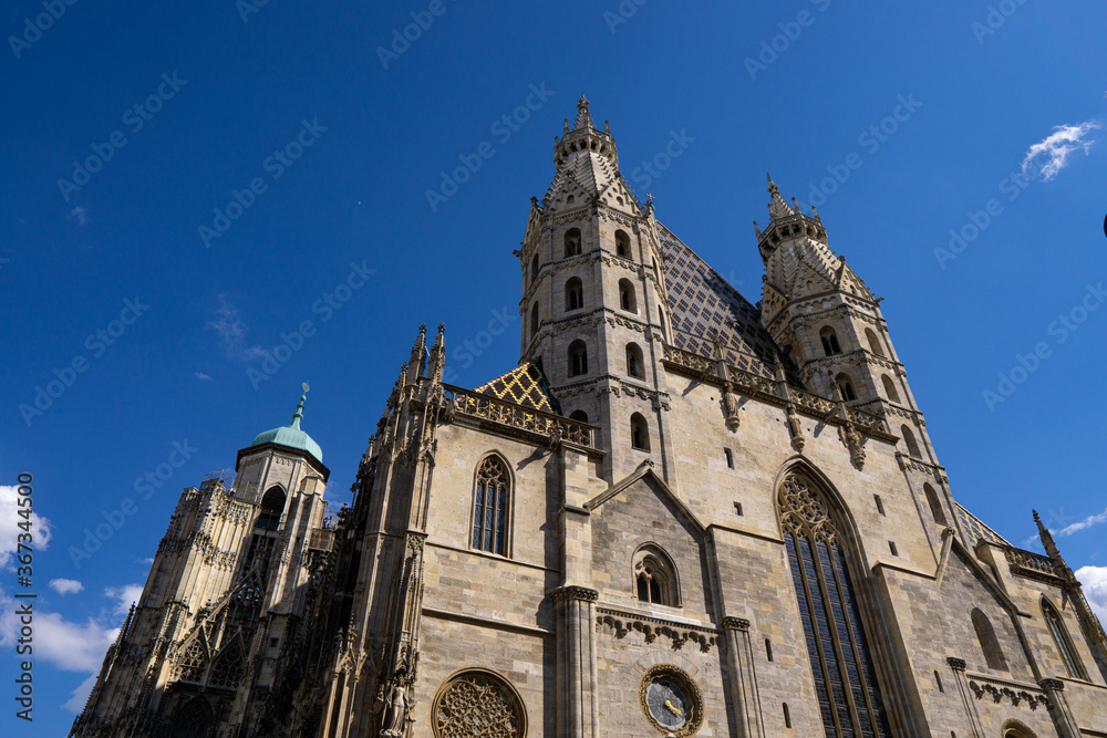 huge historical cathedral in Vienna huge historical cathedral in Vienna