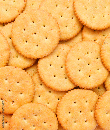 Crackers macro as a background