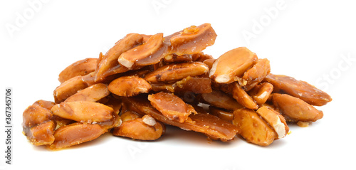 sweetened pili nuts popular delicacy in bicol, philippines photo