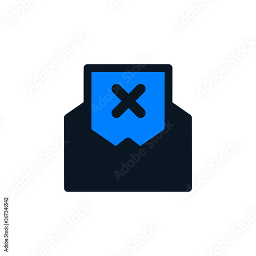 Email Spamming Icon, Spam mailing, wrong e-mail address icon