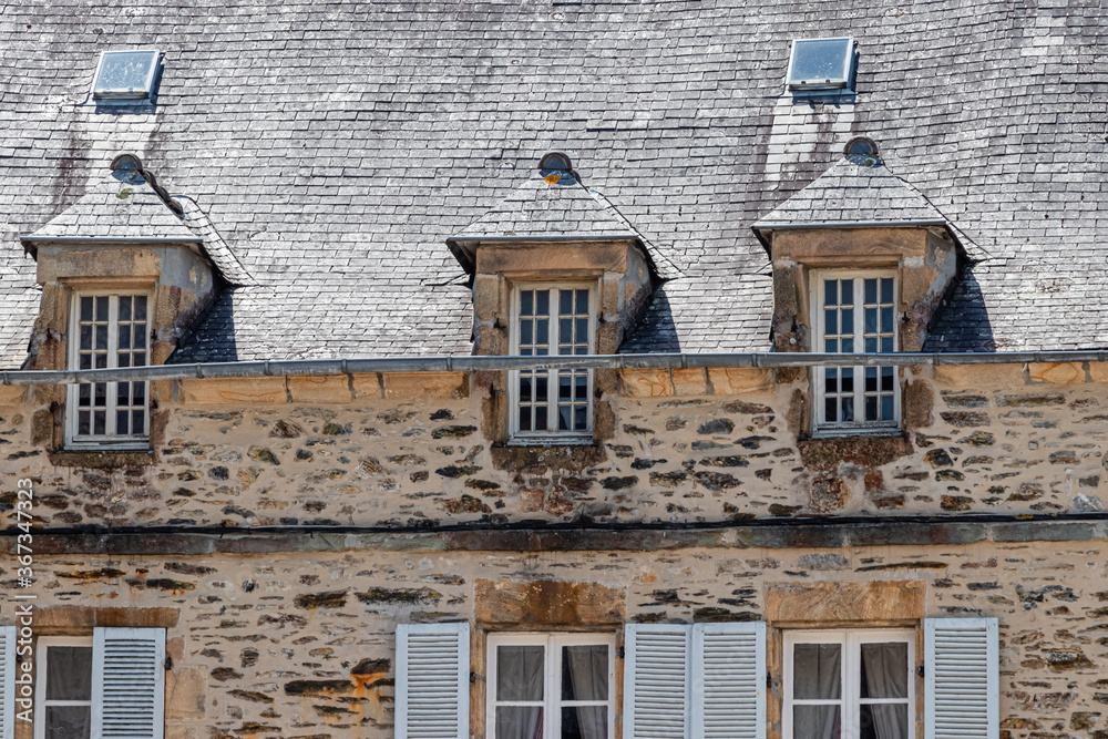 Fototapeta premium house facade in Landerneau, Brittany