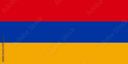 flag Armenia. Vector illustration
