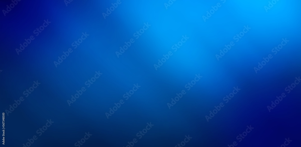 Blue abstract blurred gradient background