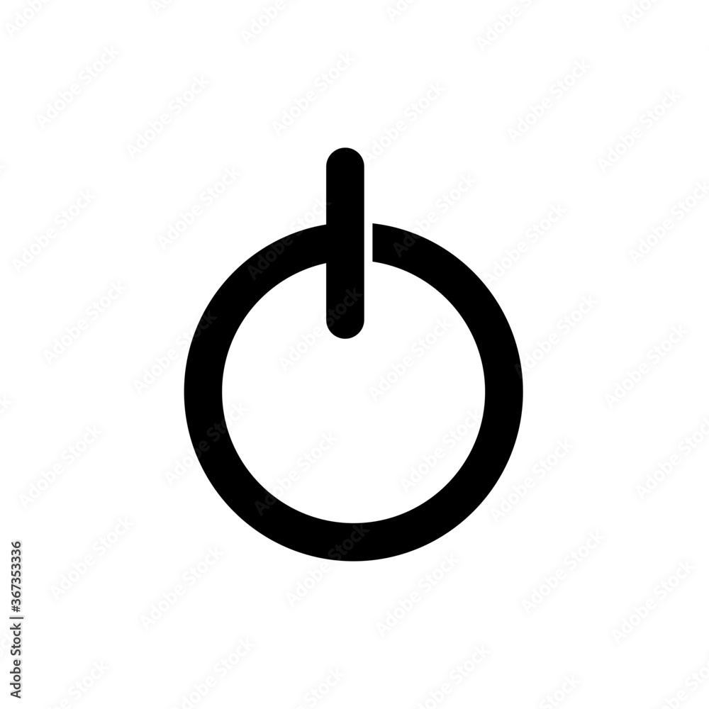 Shut down symbol Shut down symbol