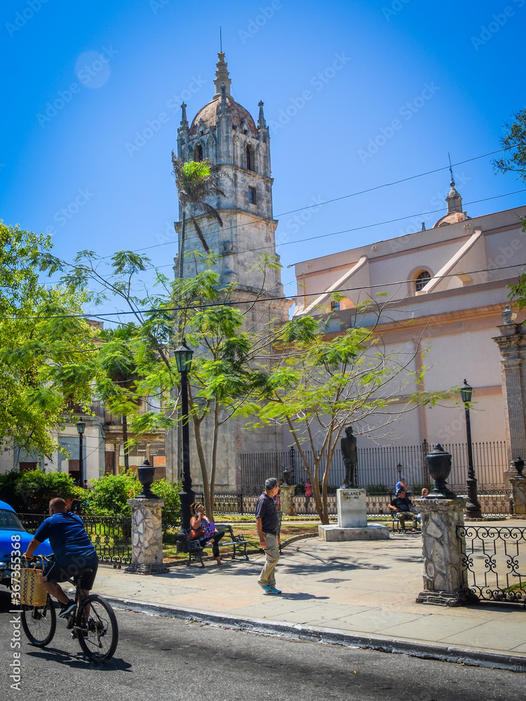Obraz premium Cathedral of Matanzas city in Cuba