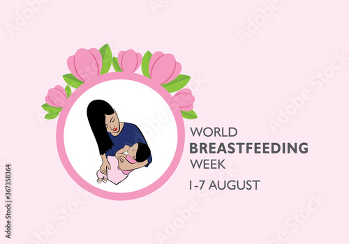Concept of World Breast feeding Week observed in first week of August Month