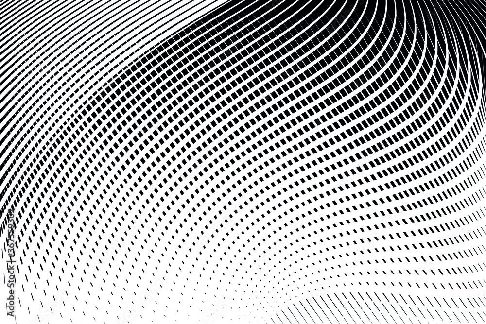 Abstract halftone dots and lines background, geometric dynamic pattern, vector modern design texture for card, cover, poster, decoration. Abstract halftone dots and lines background, geometric dynamic pattern, vector modern design texture for card, cover, poster, decoration.