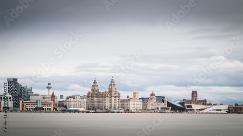 Long exposure of the Liverpool waterfront