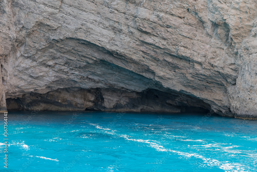 Coast of the island of Zakynthos
