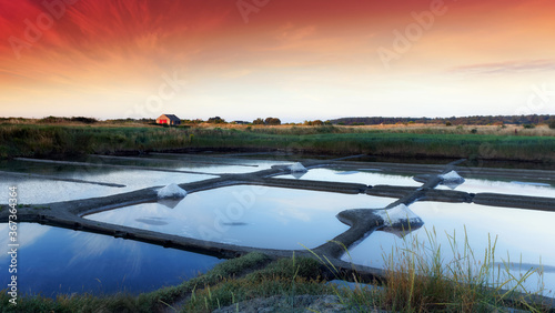 Pen-Bron Salt Marshes in Loire Atlantique 