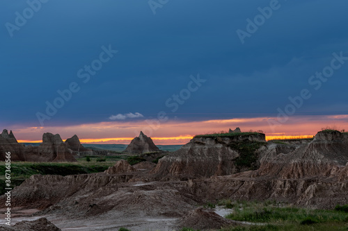 Stormy Skies at Badlands National Park