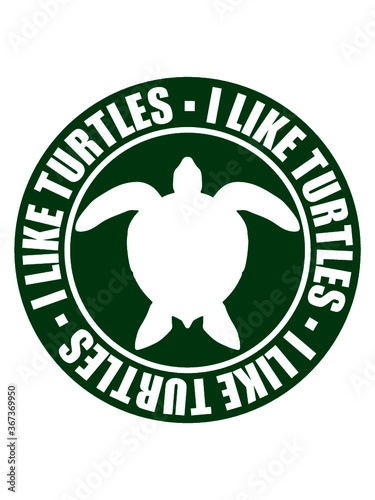 Kreis Stempel Wasserschildkröte Logo Taucher Verein Design