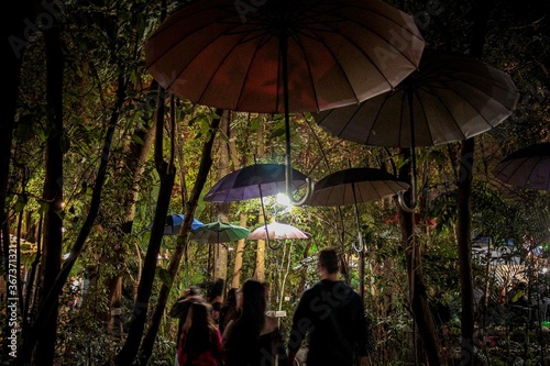 guarda chuva voador - parque de exposições - Maringá ParnParaná  photo