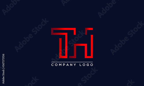 Creative letters TH Logo Design Vector Template. Initial Letters TH Logo Design	