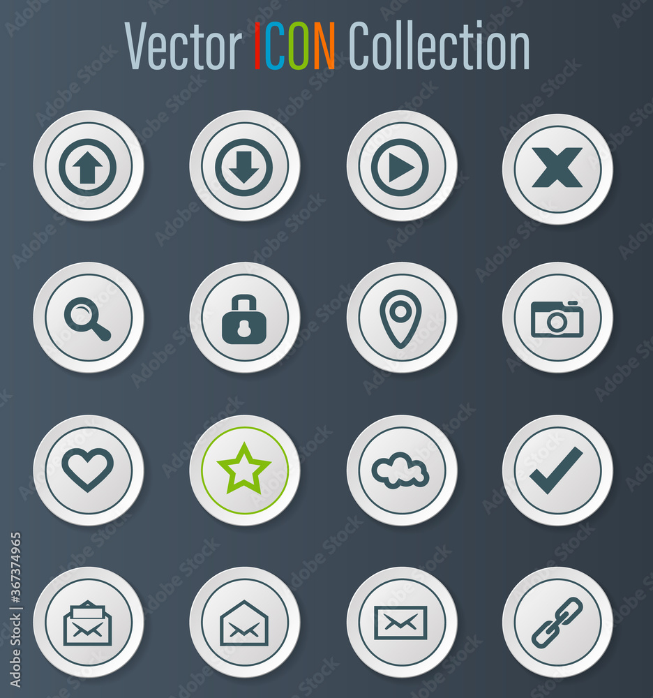 User Interface icons set