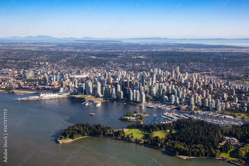 Naklejka premium Downtown Vancouver, British Columbia, Canada