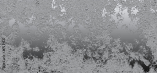 Φωτογραφία Frosty window for background, wallpaper, space for text, concept for winter seas