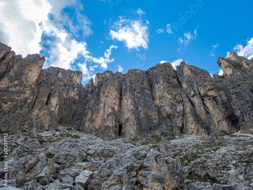 Rotwand and Masare via ferrata in the rose garden in the Dolomites © mindscapephotos