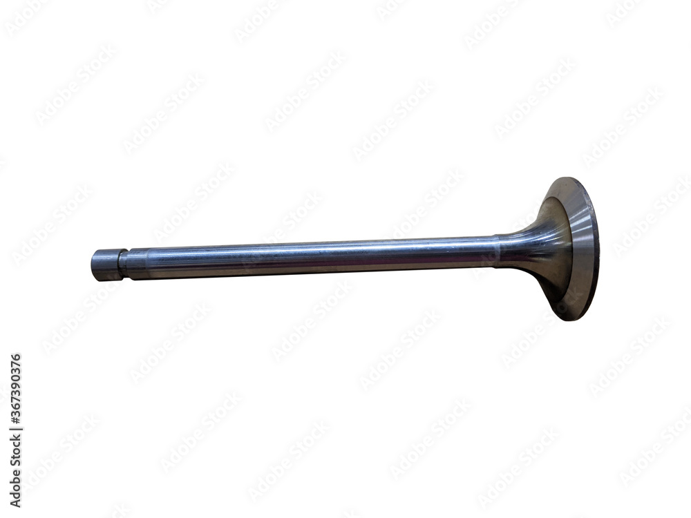 Valve internal combustion engine, isolated on a white background. Valve internal combustion engine, isolated on a white background.