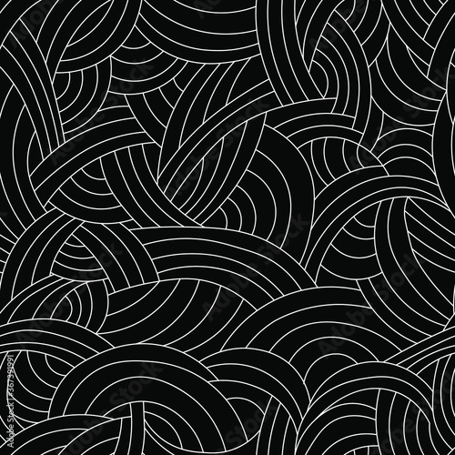 seamless vector pattern with white and black stripes. dark background picture
