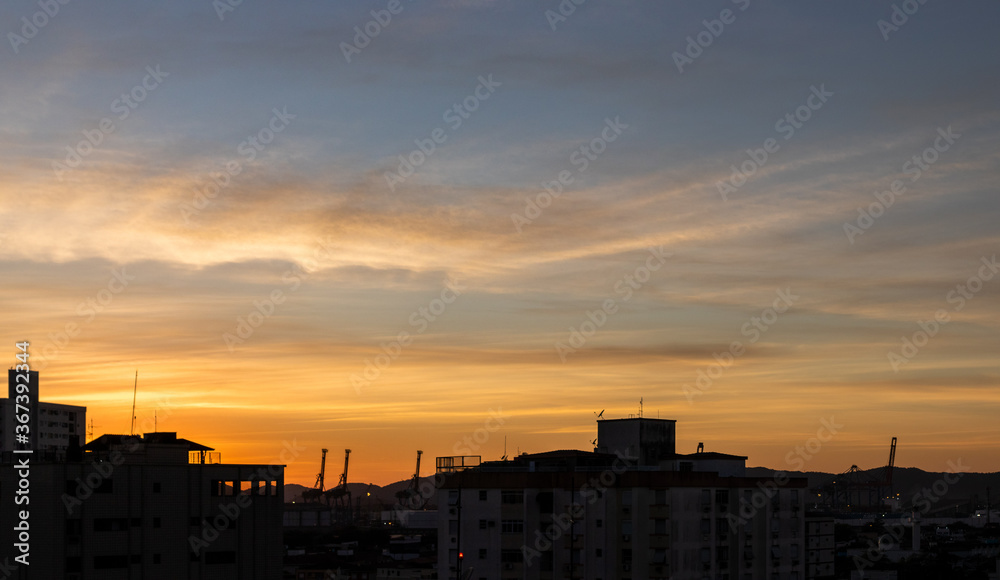 sunset panorama
