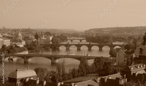 Photography charles bridge in prague