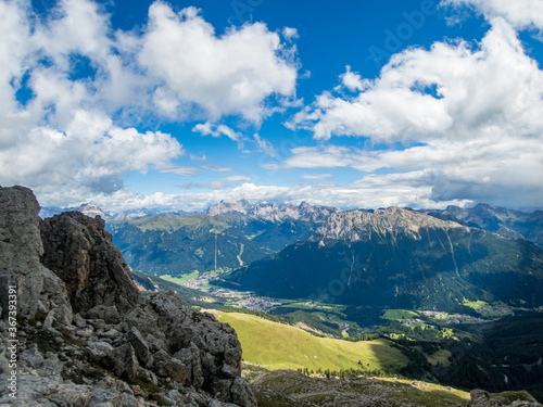 Rotwand and Masare via ferrata in the rose garden in the Dolomites