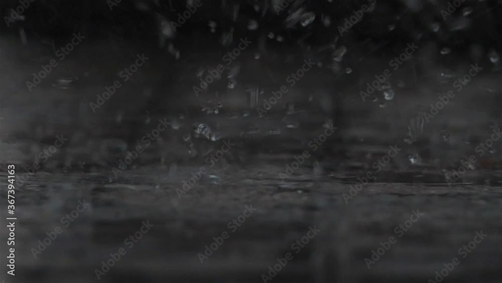 Rain dropping during a storm Rain dropping during a storm