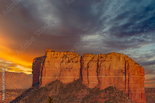 "Orange Sedona Sunset"